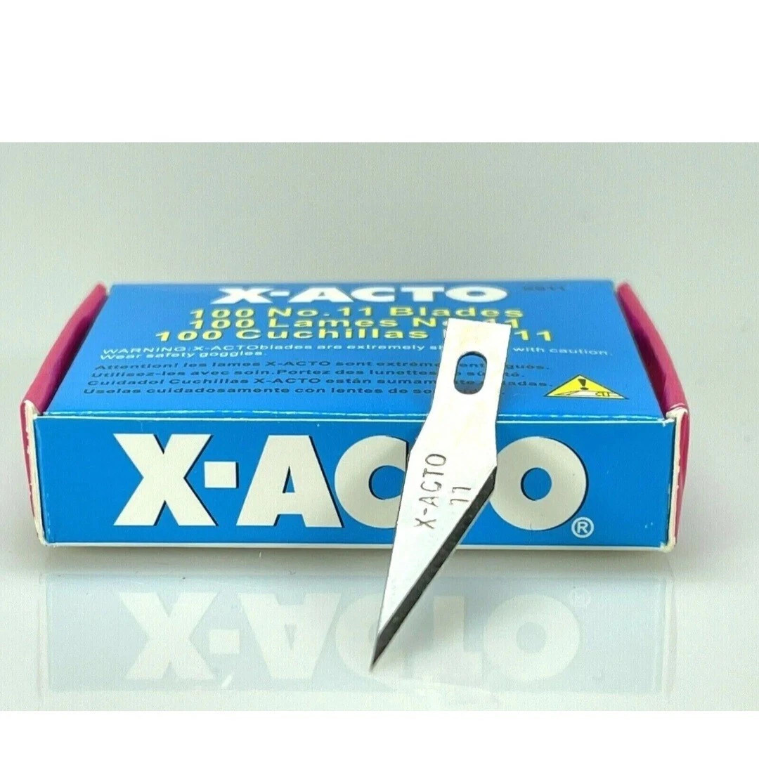 X-ACTO X611 #11 Blades 100 Pack Bulk Fit Hobby Knife Craft Art Scrapbook USA