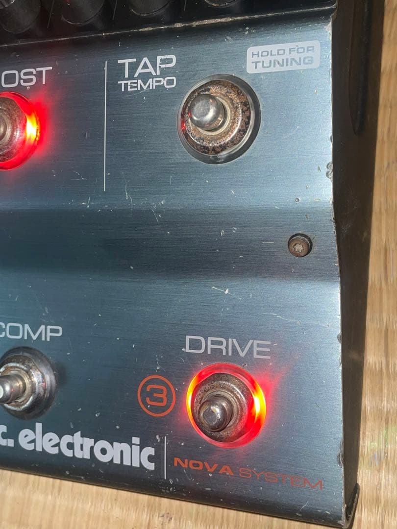TC Electronic Nova System Guitar Multi Effects Processor Pedalboard Tested Japan