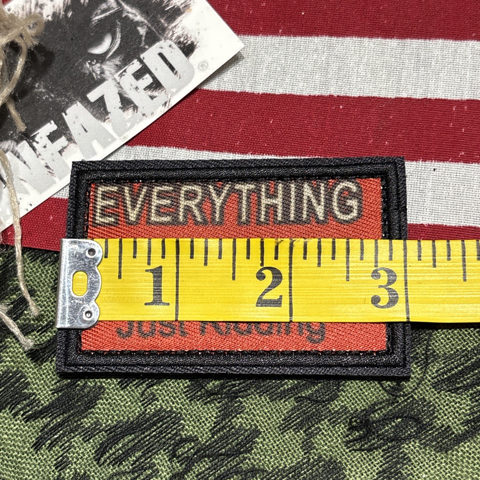 Everything Will Be Okay… Tactical Hook Loop Patch High Quality 2x3”