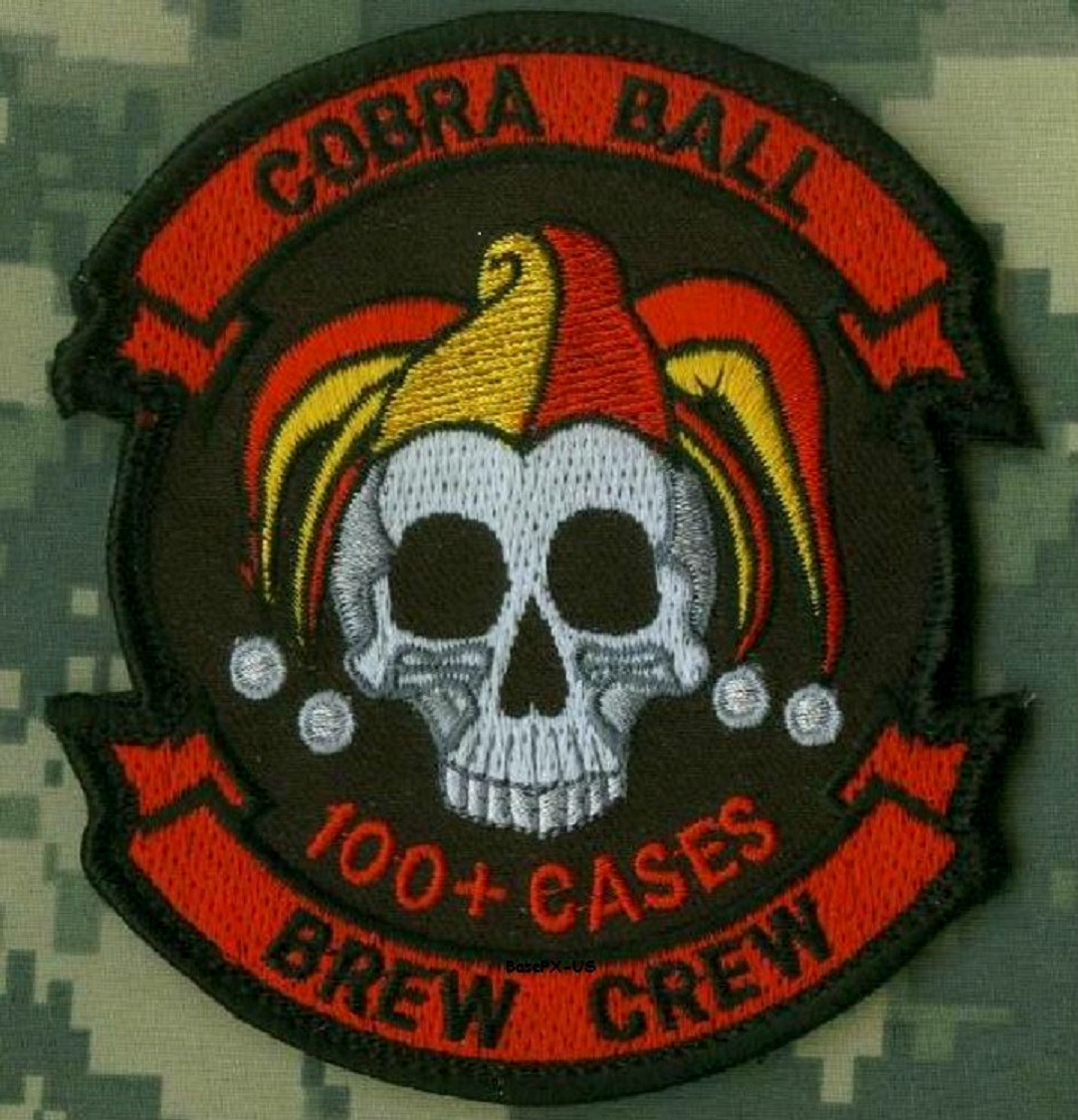 SAC RECON SQN RS RC-135 COBRA BALL MANY ARE CHOSEN FEW HAVE BALLS vêlkrö PATCH