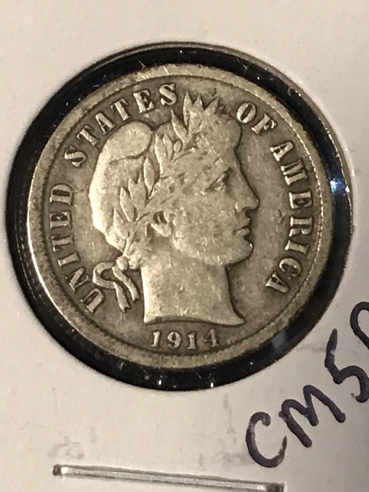 1911 Barber Dime    Nice Grade