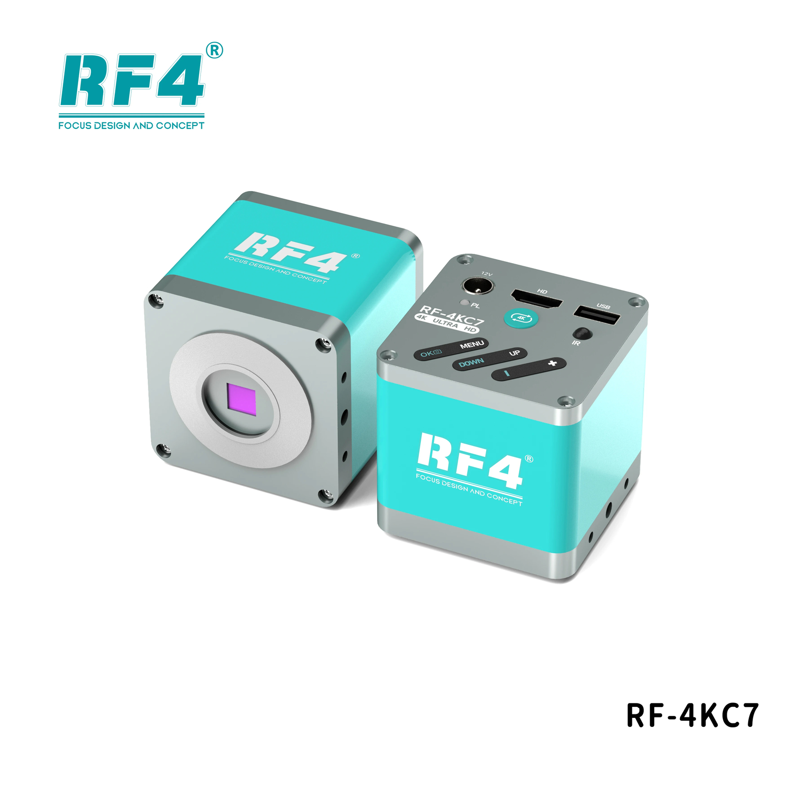 RF4 RF-4KC7 Large-field 4K Industrial Camera Microscope Camera HDMI 1080P HD