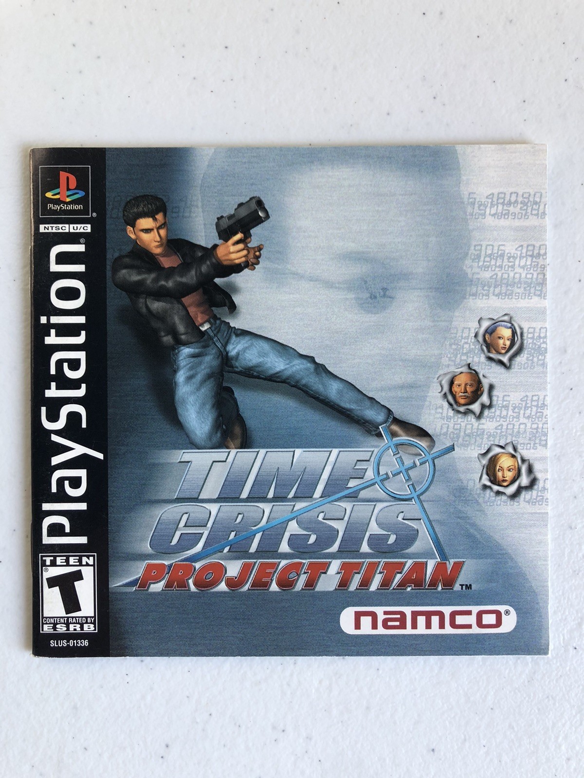 Time Crisis Project Titan Playstation 1 Manual ONLY Sony PS1 2001 Namco OEM