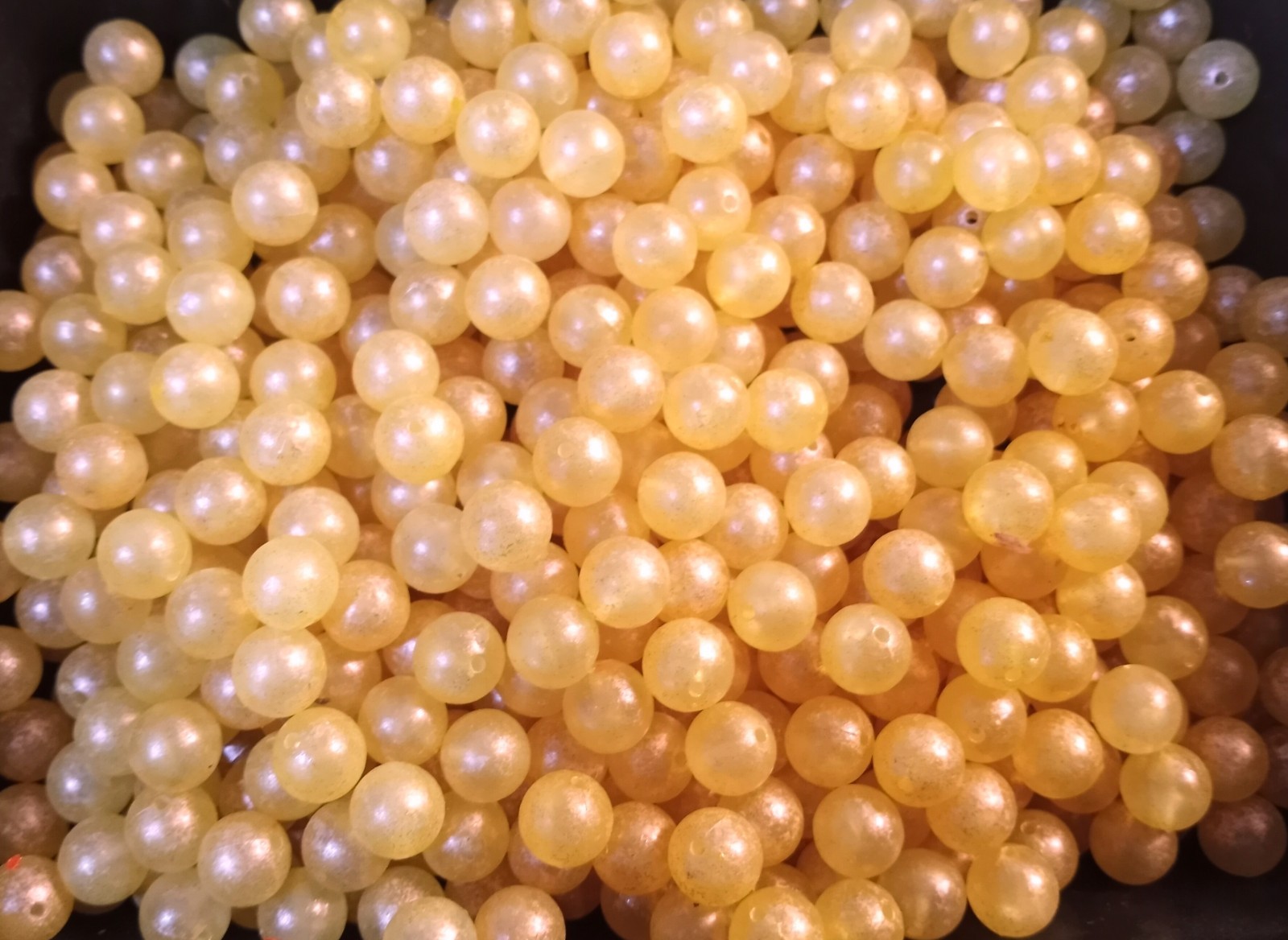 RED IRIDESCENT TANGERINE Trout & Steelhead Bead 6mm, 8mm, 10mm, 12mm