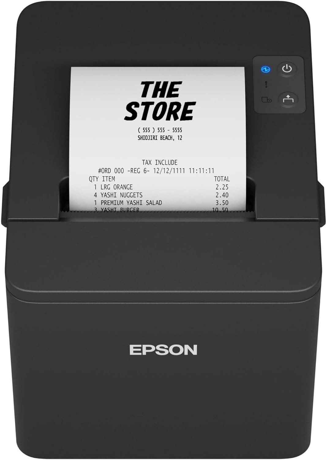 EPSON, TM-T20IV-SP-022 EBCK THERMAL POS PRINTER BLACK USB ETHERNET C31CL47022