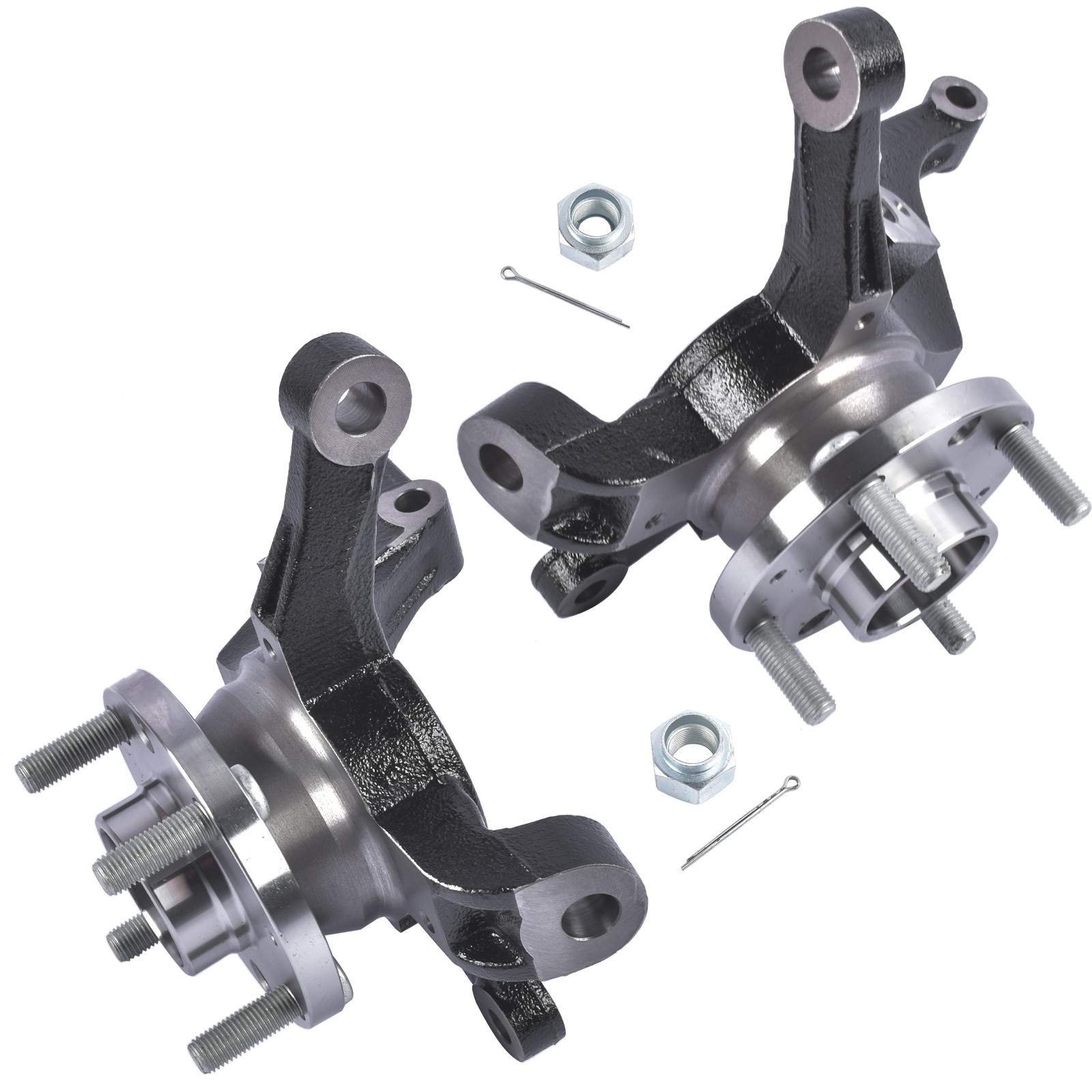 2Pcs Steering Knuckle Assembly L & R for Chevy Aveo Aveo5 LS LT Pontiac G3 Base