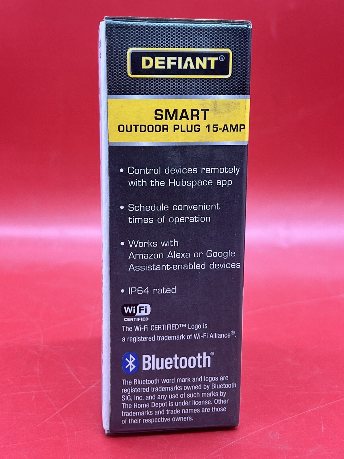 Defiant Smart Outdoor 15a Single Outlet Wi-Fi Bluetooth Plug