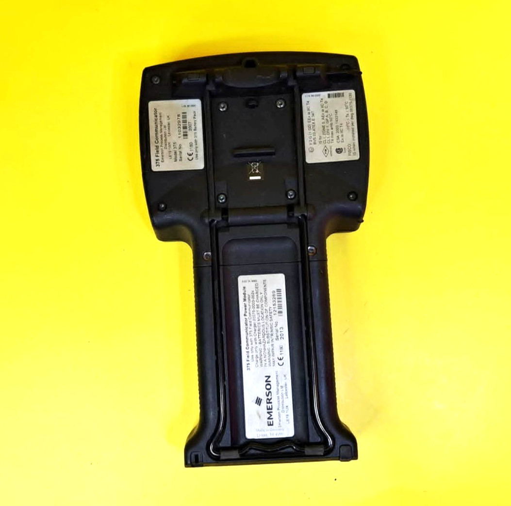 ⚡NEEDS BATTERY⚡EMERSON 375 FIELD COMMUNICATOR HANDHELD CALIBRATING CONFIGURATION