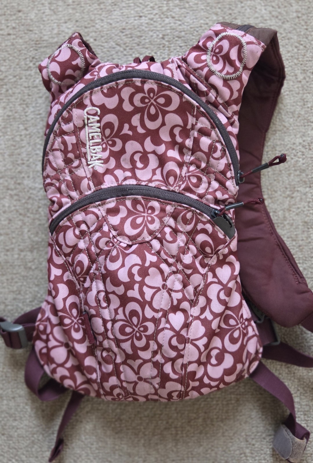CamelBak Hydration Backpack Pink Floral Women's Cycling Hiking Running Day Pack