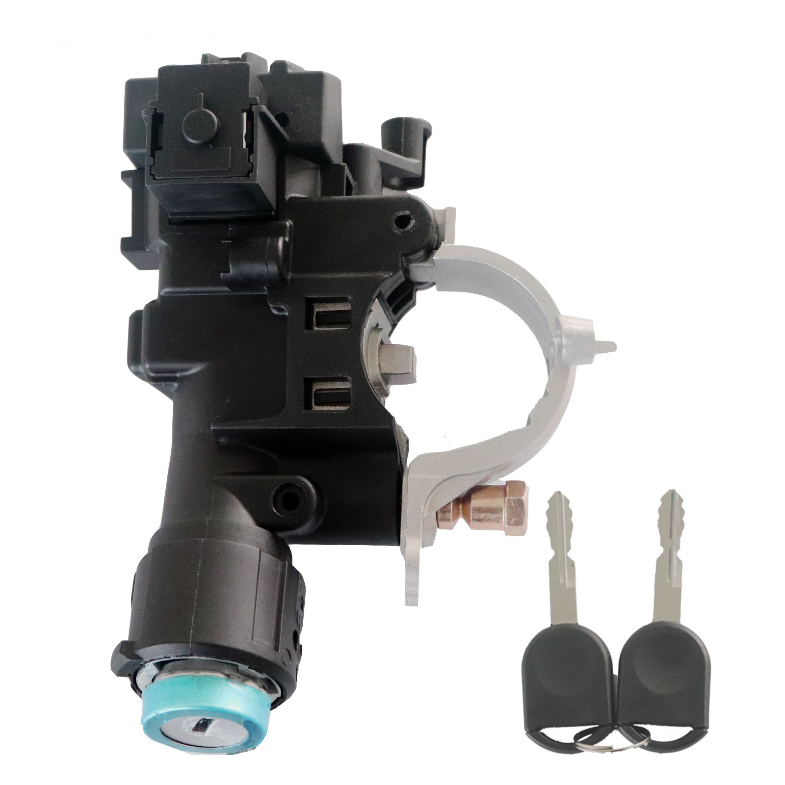 Ignition Lock Cylinder Assembly W/ Chip Keys For 08-11 Ford Focus Escape Mercury