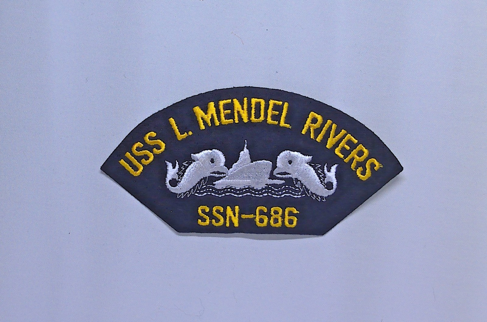 USS L Mendel Rivers SSN-686 US Navy Sub Patch
