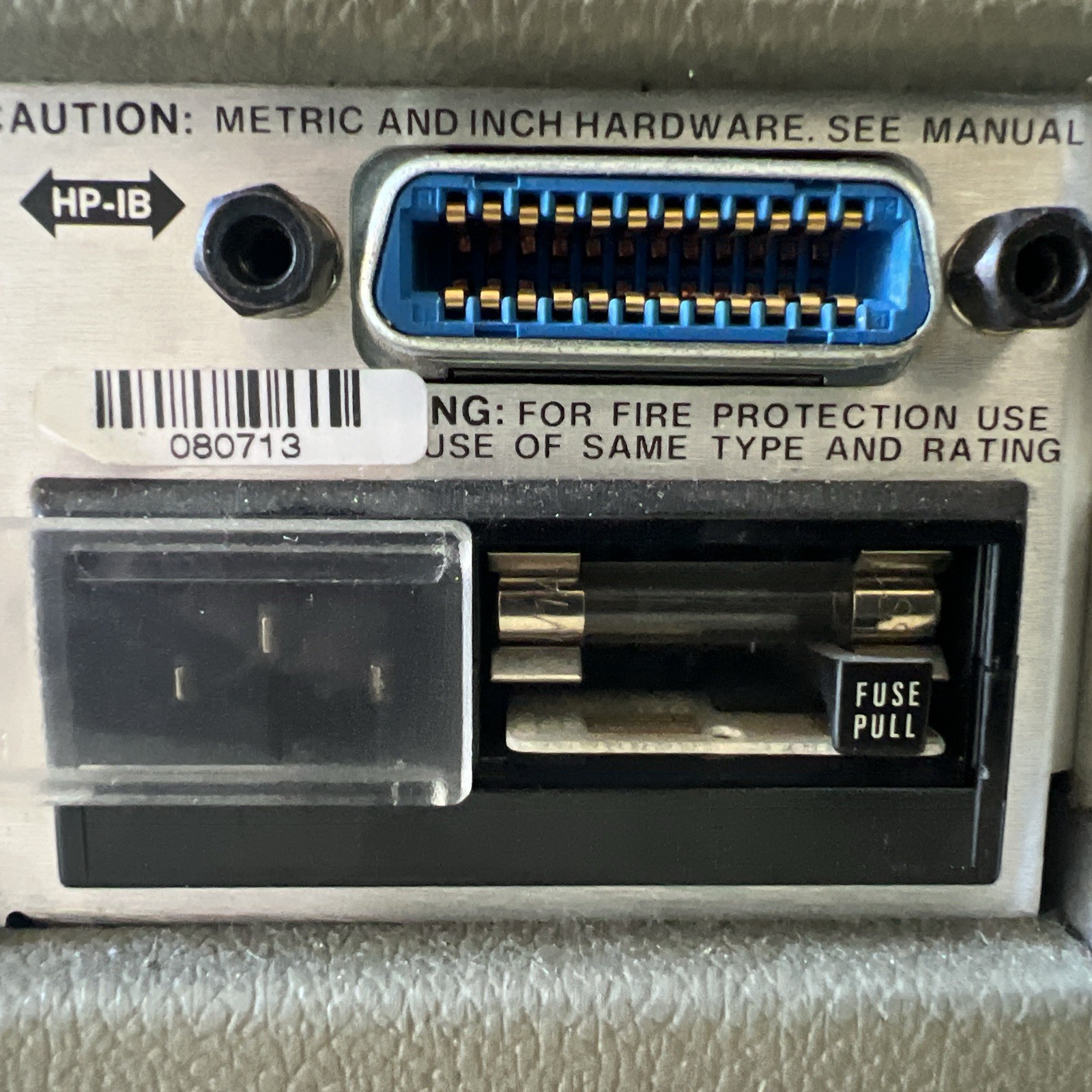 HP 438A power meter