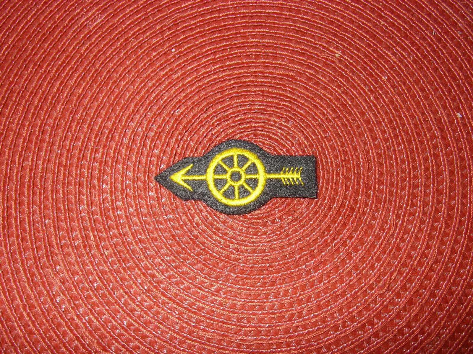 Los Angeles County Sheriff Motor Patch Wheel and Arrow