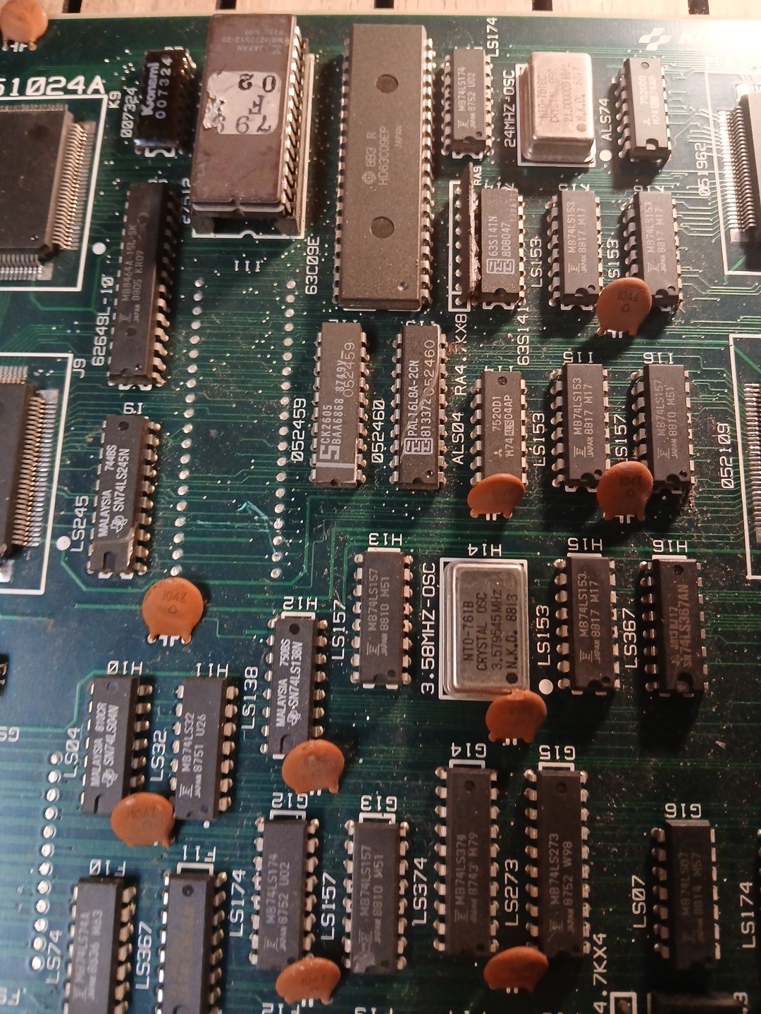 The Main Event PCB Jamma Video Arcade Game KONAMI System 1988