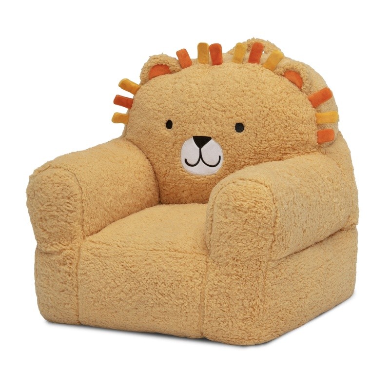 Lion Cozee Buddy Chair Plush Toddler Armchair Soft Foam Snuggle Kids Room New