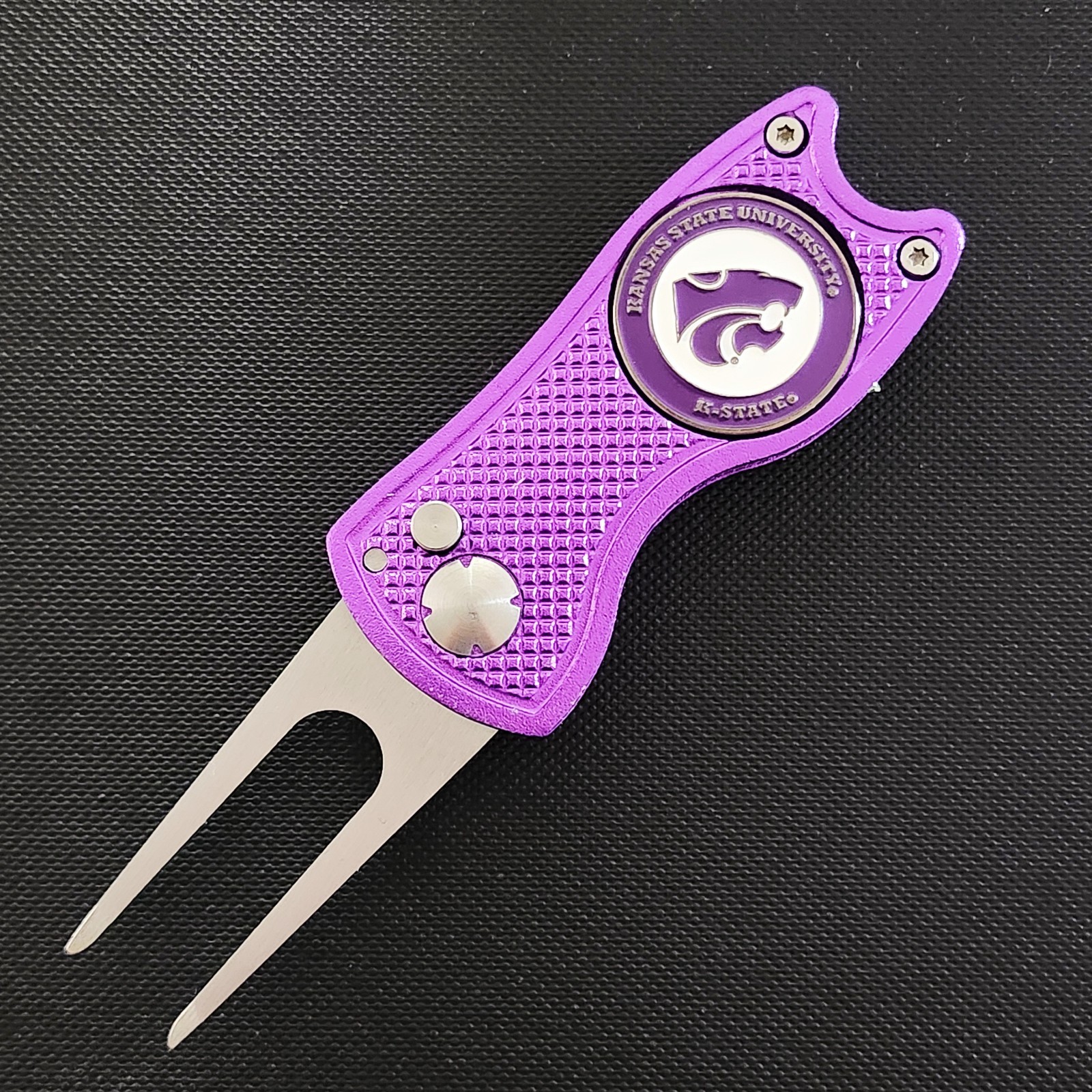 Kansas State Wildcats Switchblade Divot Tool 2-Sided Golf Ball Marker