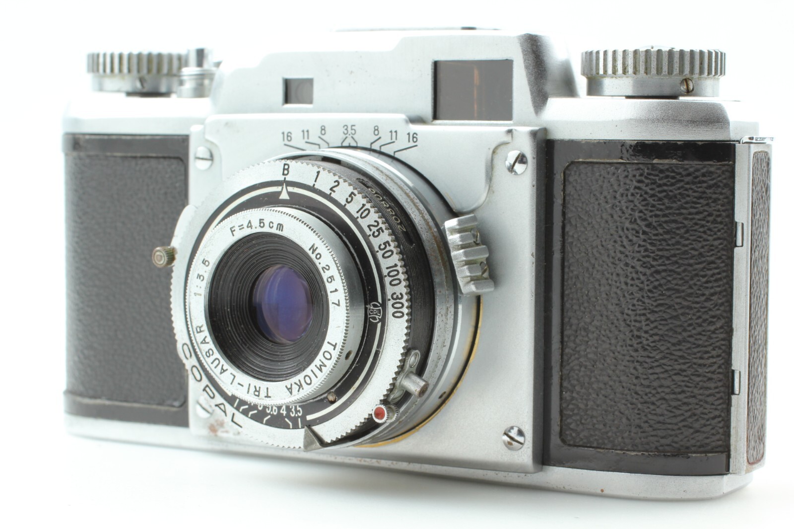 Novo 35IS Rangefinder Film Camera w/ Tomioka Tri-Lausar 4.5cm f3.5 Lens【 EXC+5 】