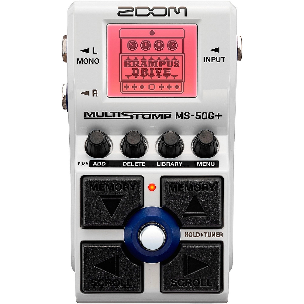 Zoom MS50G+ Multistomp Guitar Effects Pedal White