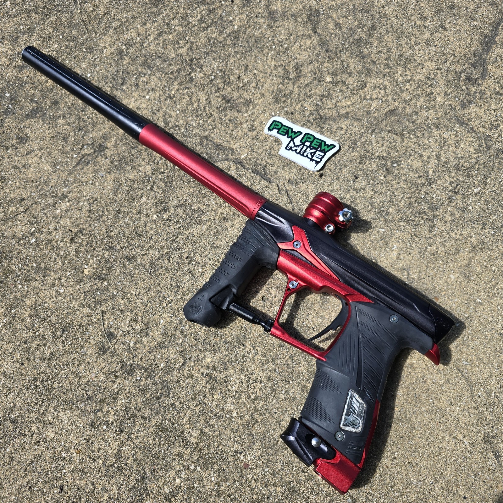 Planet Eclipse Geo 3.5 Paintball Marker - Black Red R5 Cs