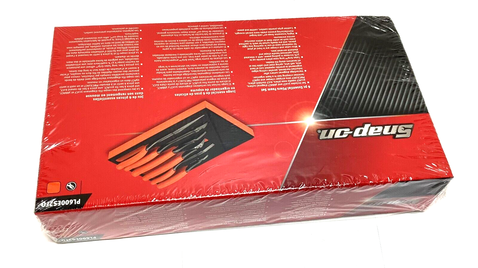 New Snap-on™ 6-pc Heavy Duty Pliers Set PL600ES2FHV Hi-Viz Yellow in Foam Sealed