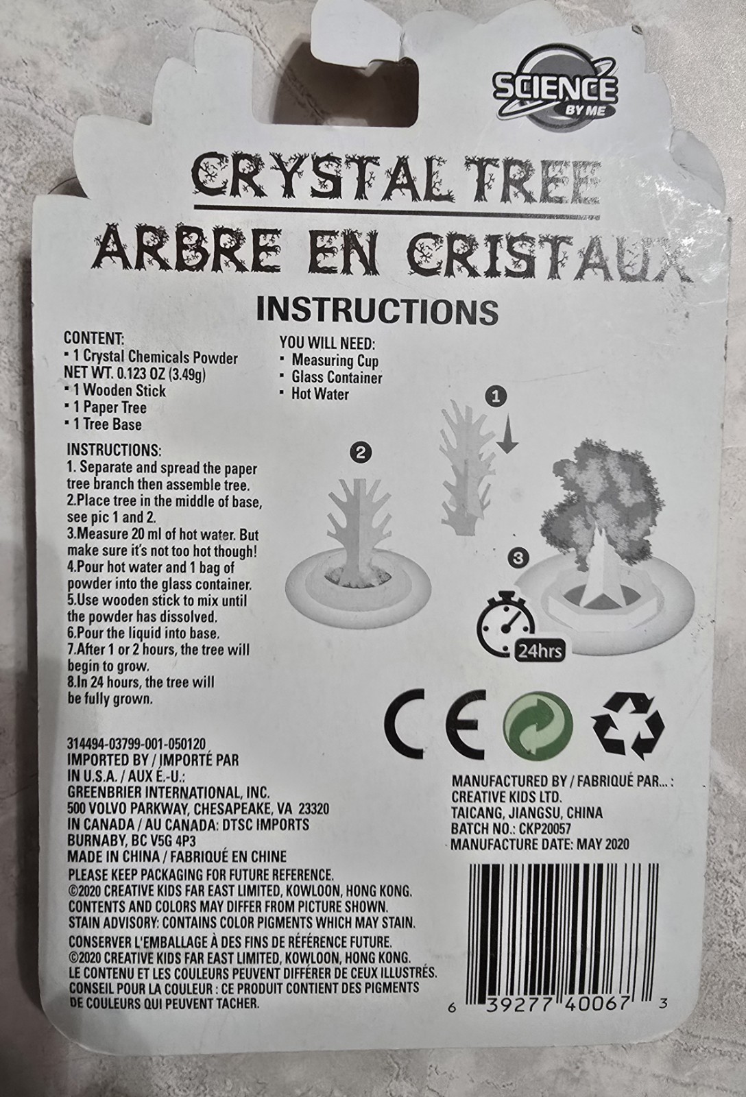 4 Pack Science By Me Crystal Grow Kits – Tree, Llama & Dragon