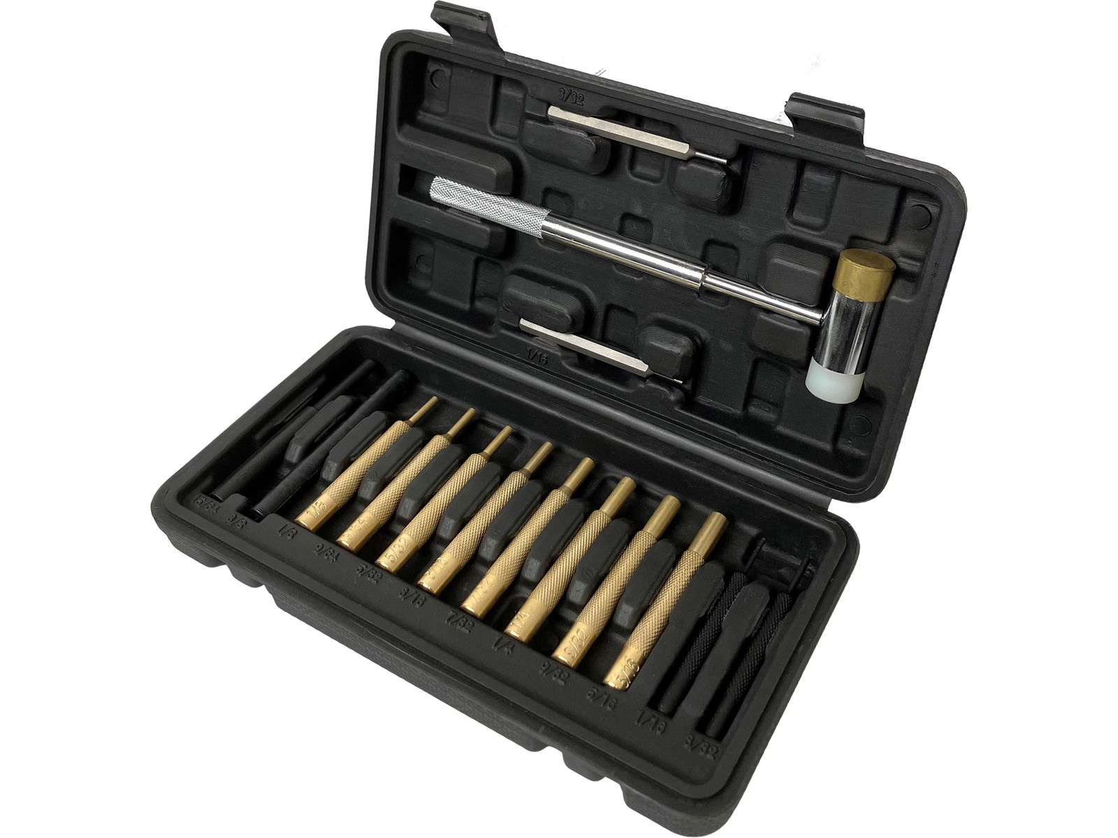 MidwayUSA Brass and Nylon Hammer and Punch Set