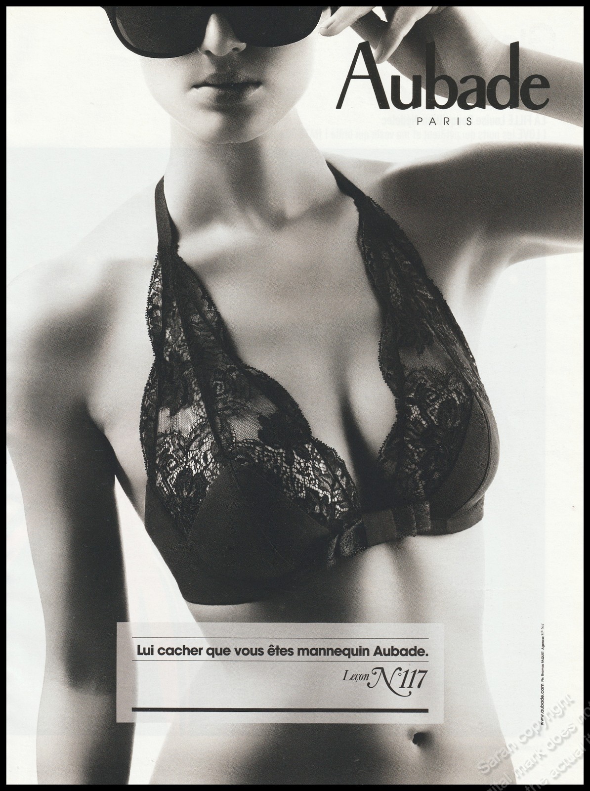 AUBADE Underwear Bra Hosiery Magazine print Ad Women Fashion 2011-1pg