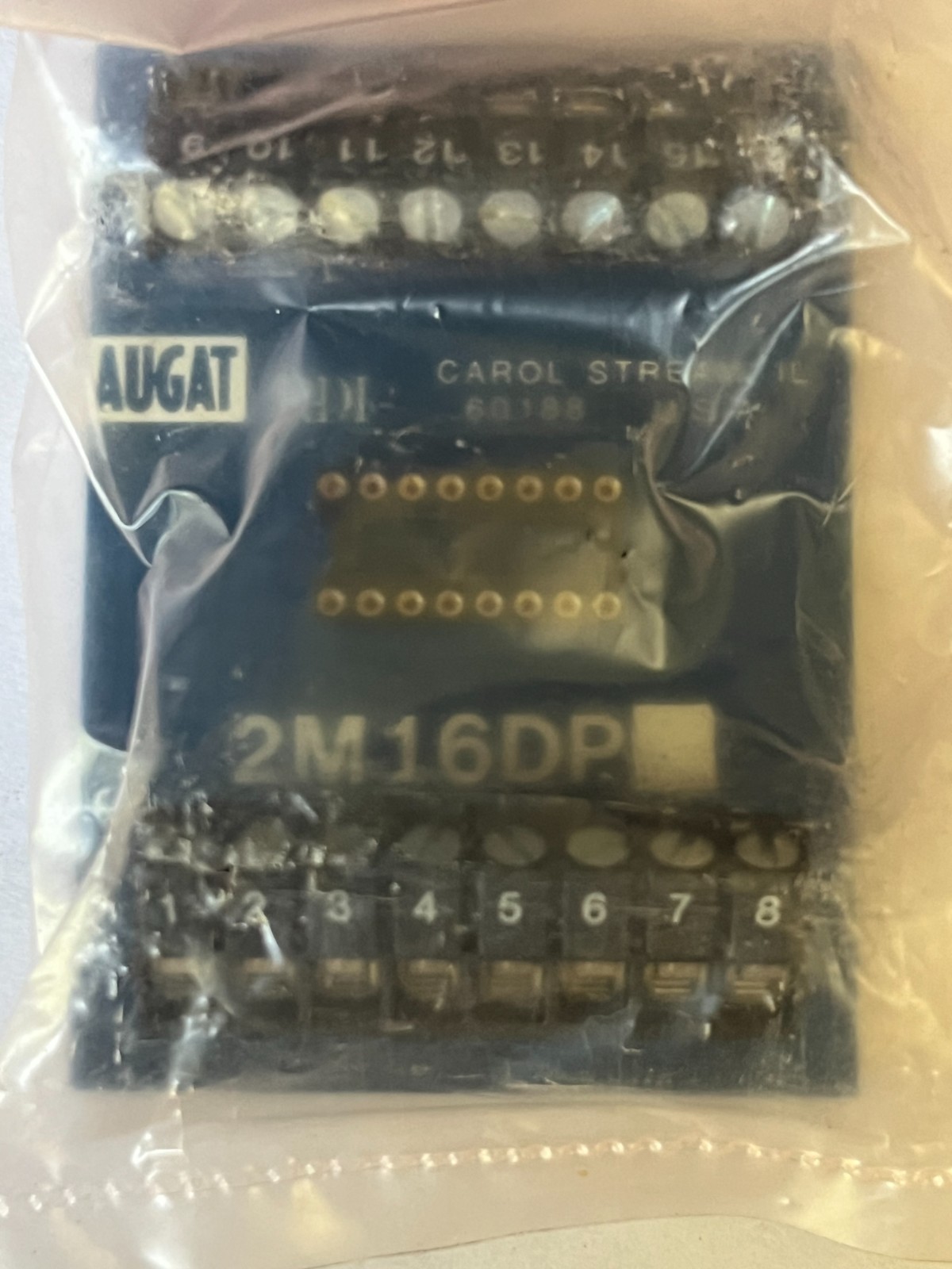 NEW   AUGAT RDI 2M16DP Socket Interface Circuit board integral dip