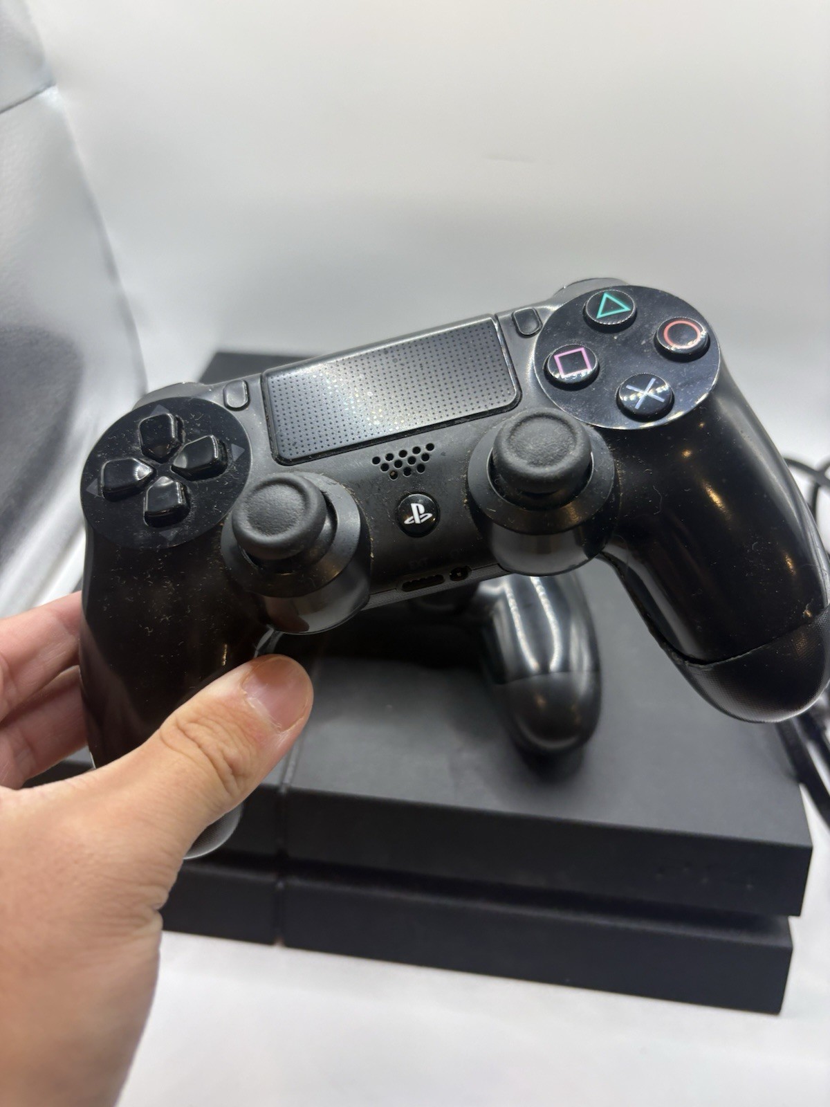 Sony PlayStation 4 Console w/ 2 Controllers And Cables - TESTED
