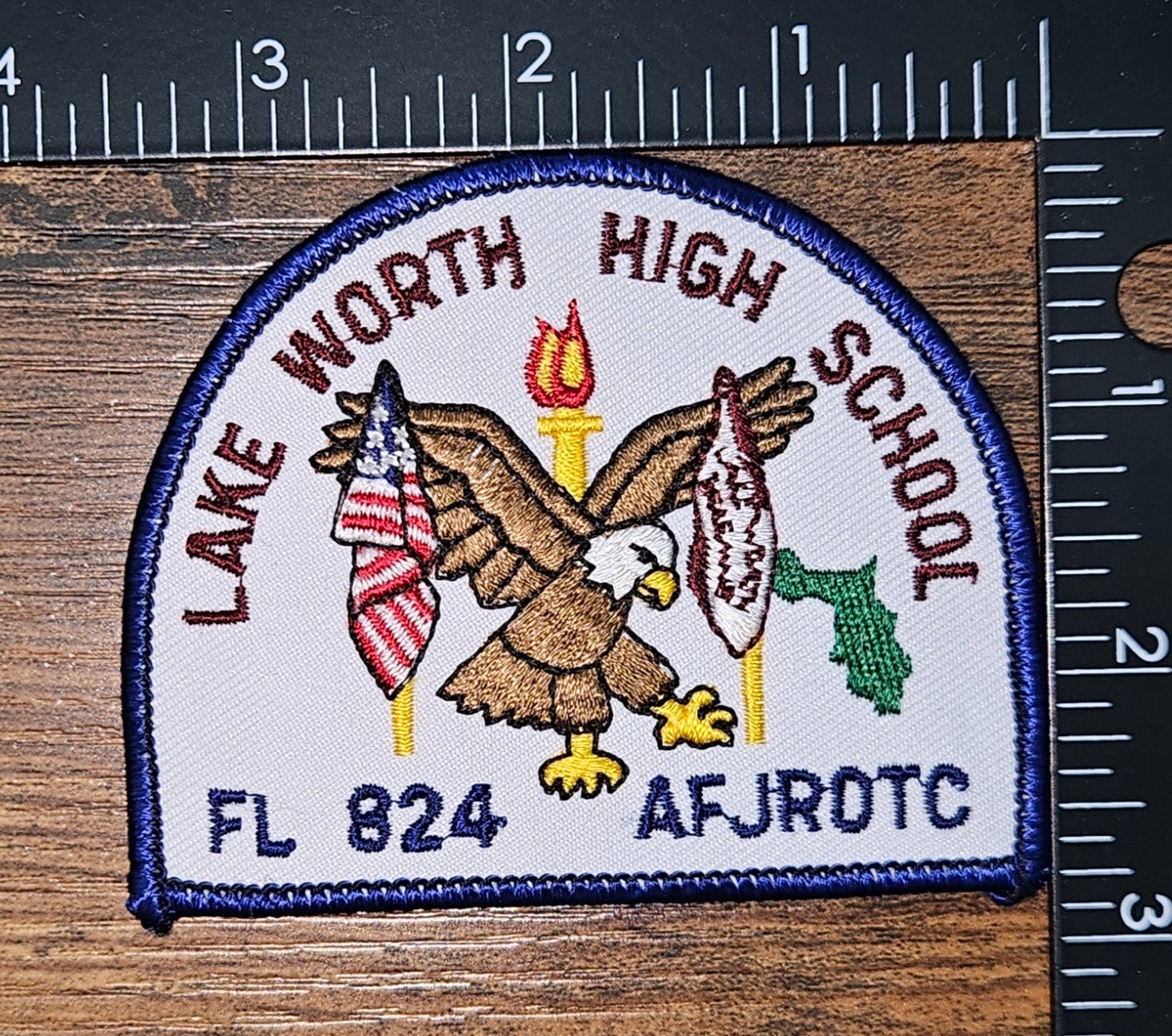 Lake Worth High School Unit FL 824 Air Force JROTC Military Patch