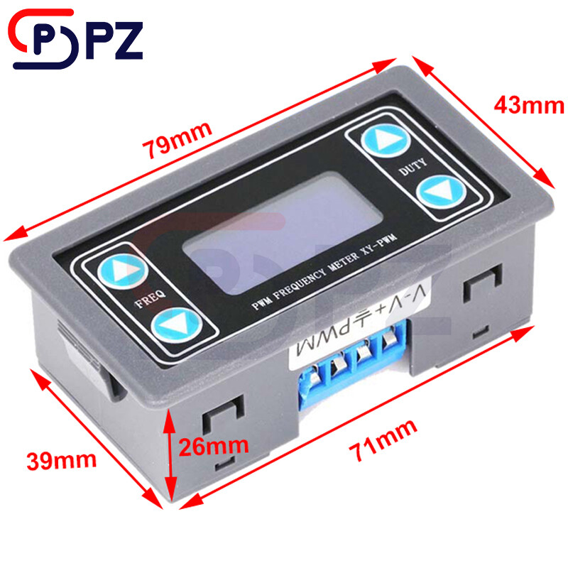 XY-PWM Signal Generator PWM Pulse Frequency Cycle Adjustable Module LCD Display