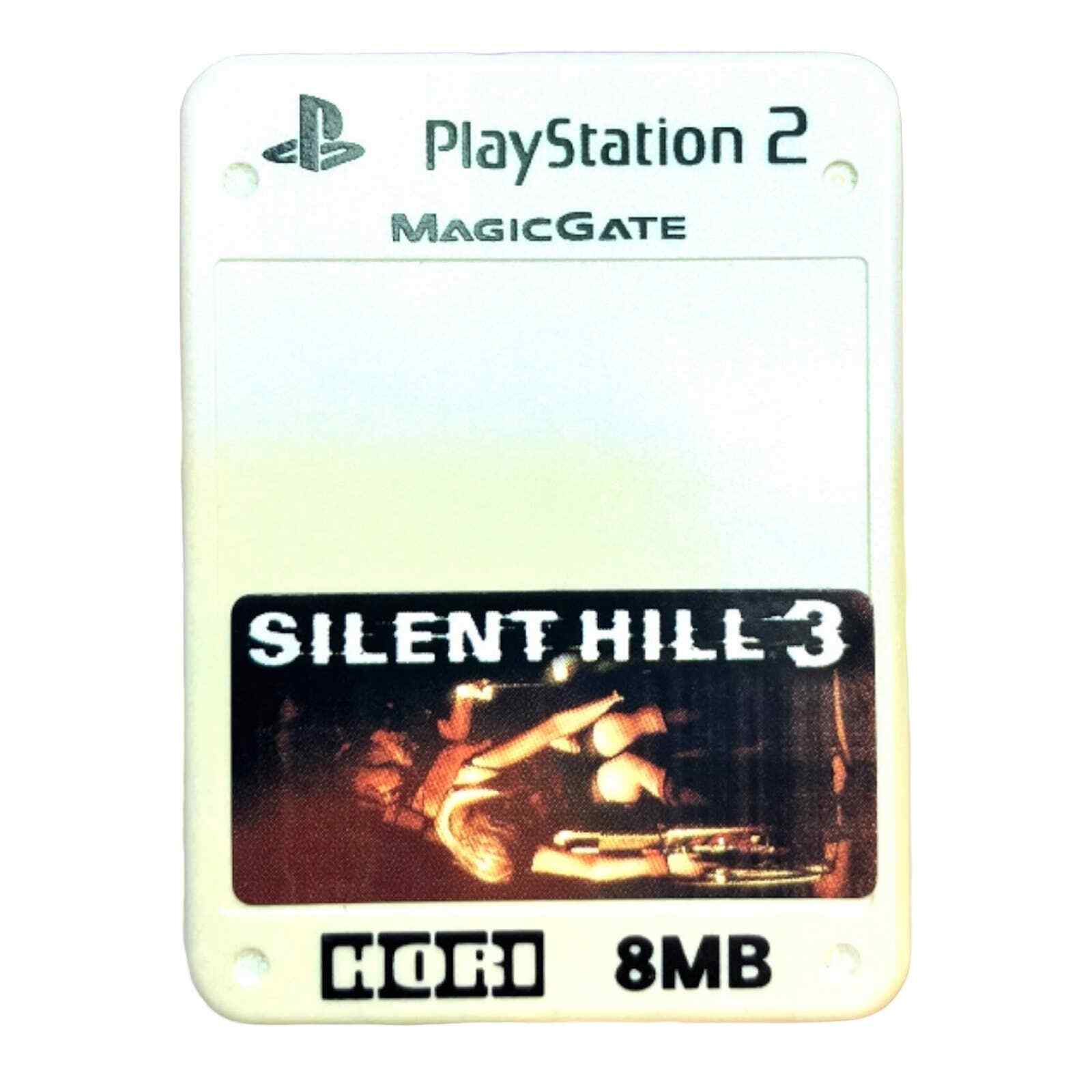 8 MB HORI Sony Memory Card w/ Official Japanese Silent Hill 3 Heather Sticker