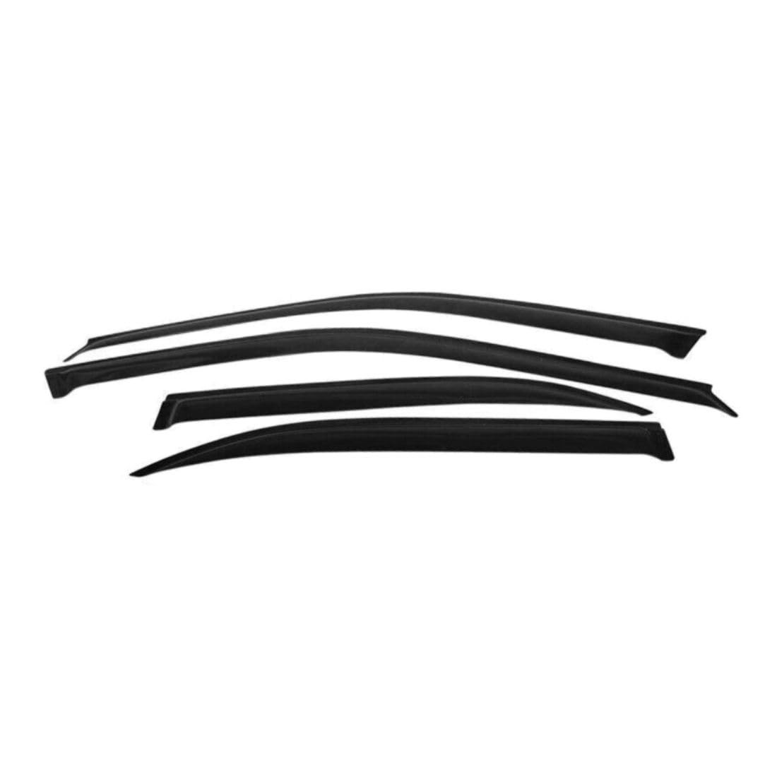 4pcs Acrylic Smoke Tinted Window Visor Deflector for Honda Civic 1996-2000 WD-HC