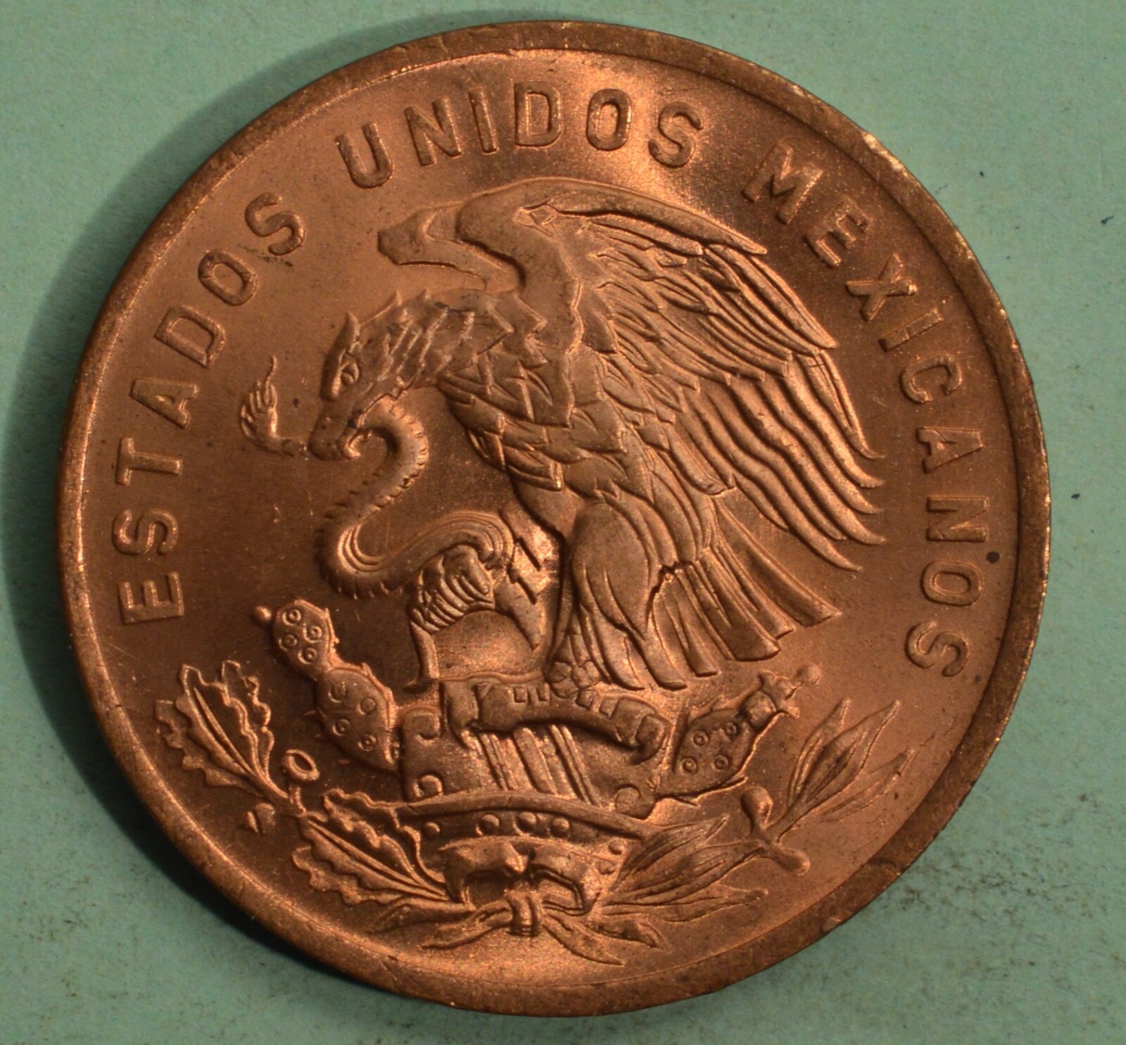 Mexico - 20 CENTAVOS 1966 - UNCIRCULATED