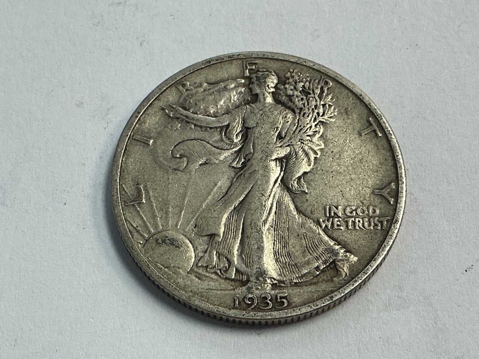 1935 WALKING LIBERTY HALF DOLLAR