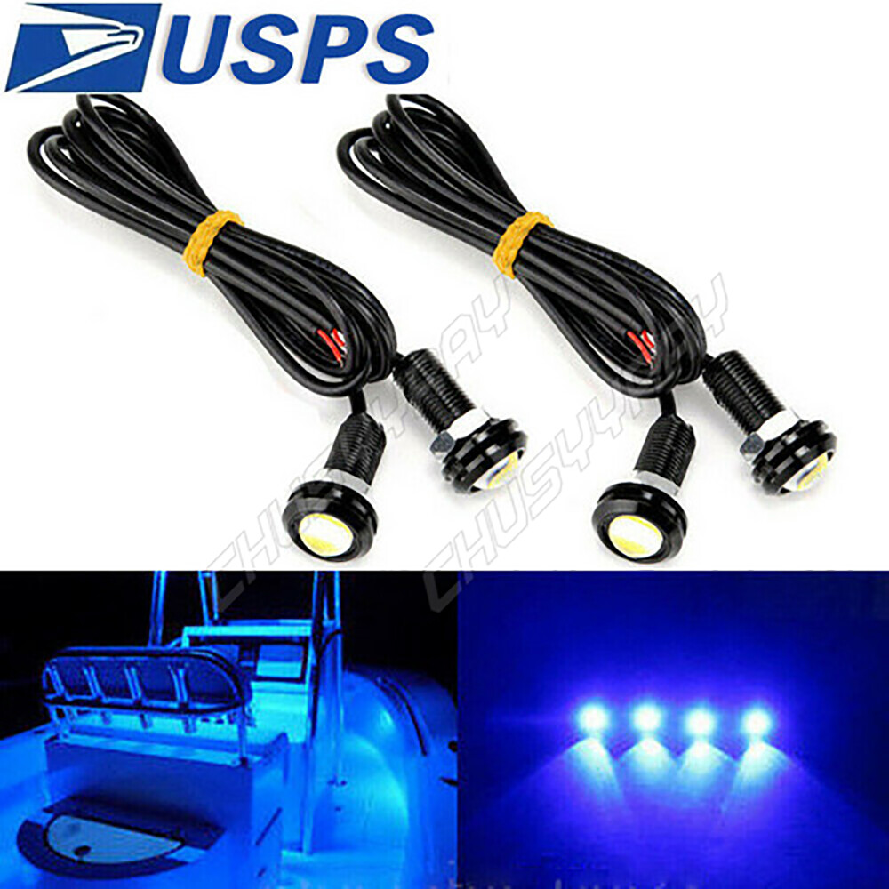 4x LED BLUE Grille Mark light For Chevy Colorado Silverado  Raptor SVT Style