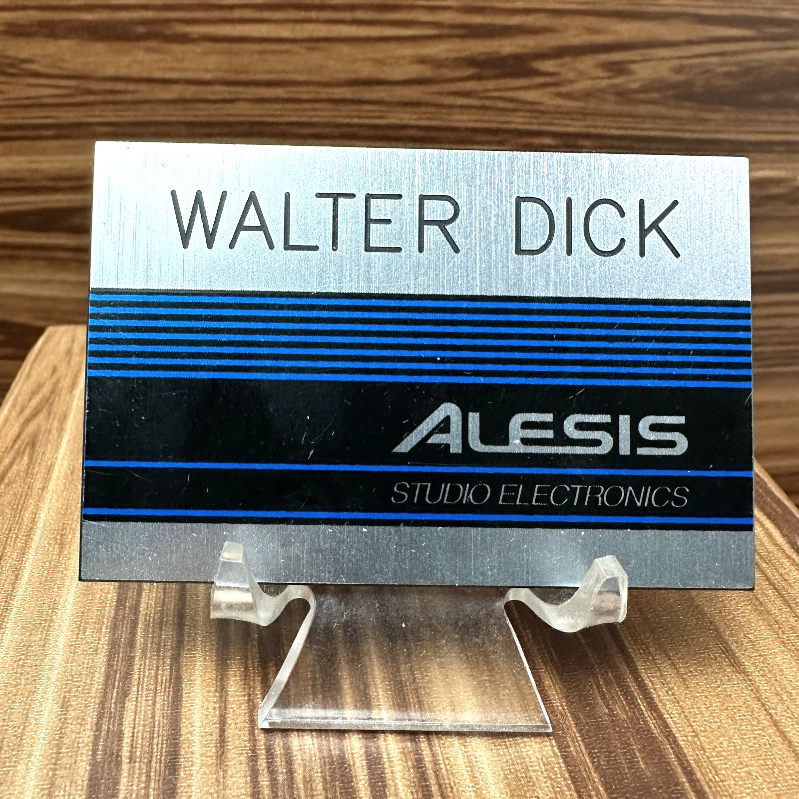 Vintage Alesis Studio Electronics Badge Walter Dick Monitor Designer JBL Audio