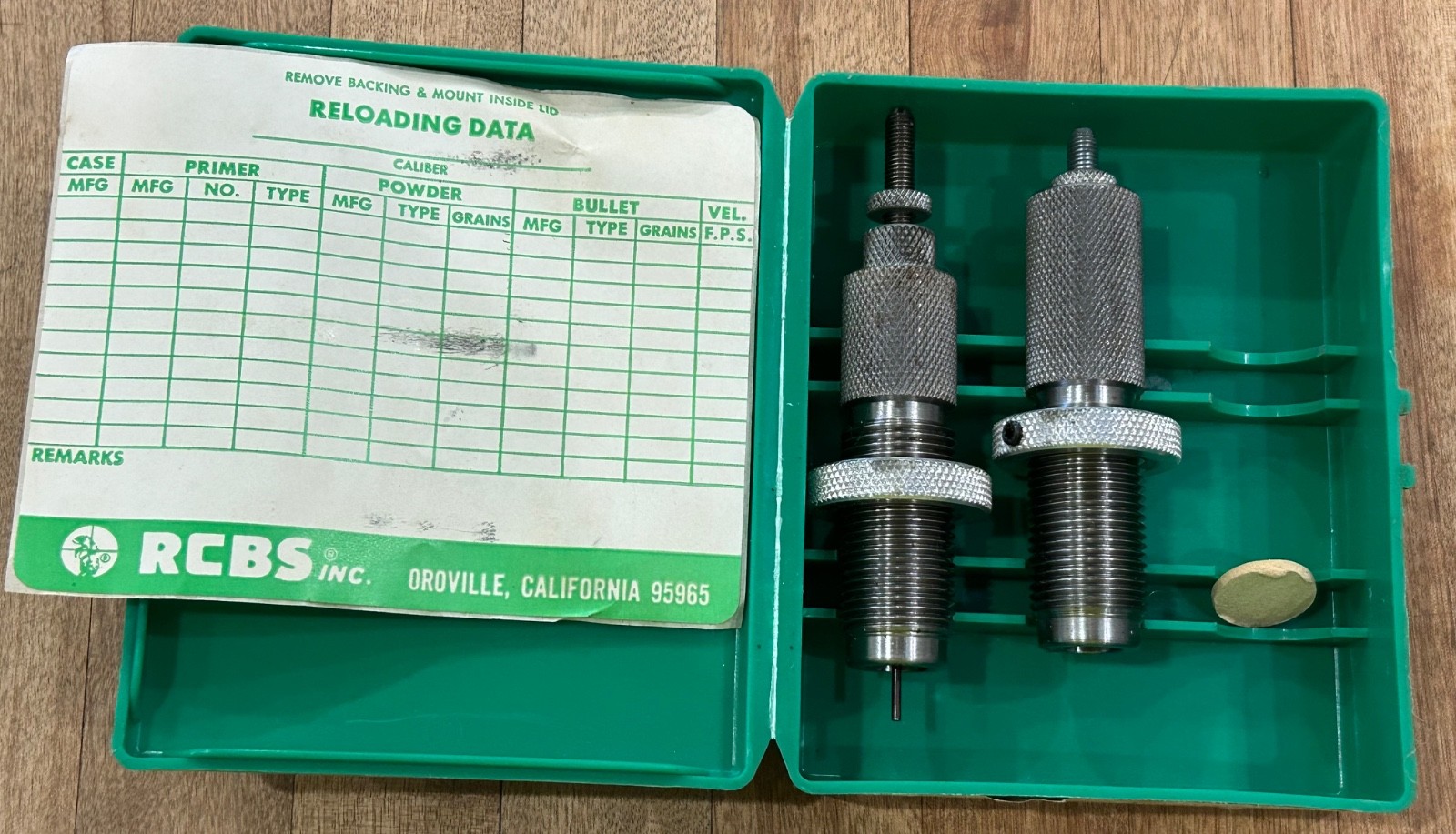 RCBS 7.7 JAP RELOADING  DIE SET 7.7 JAPANESE #14401 Group A