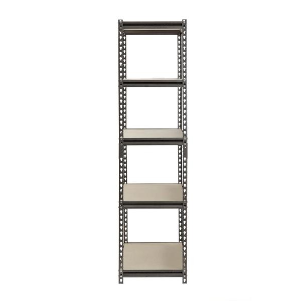 Muscle Rack 0001756711485 5-Shelf Steel Shelving, Silver-Vein, 18" D x 36" W x