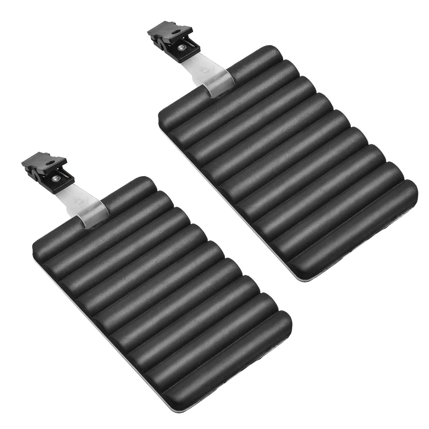 SF Fly Fishing Rippled Foam Patch for Vest with Cilp 2 Packs, 2Pcs Black