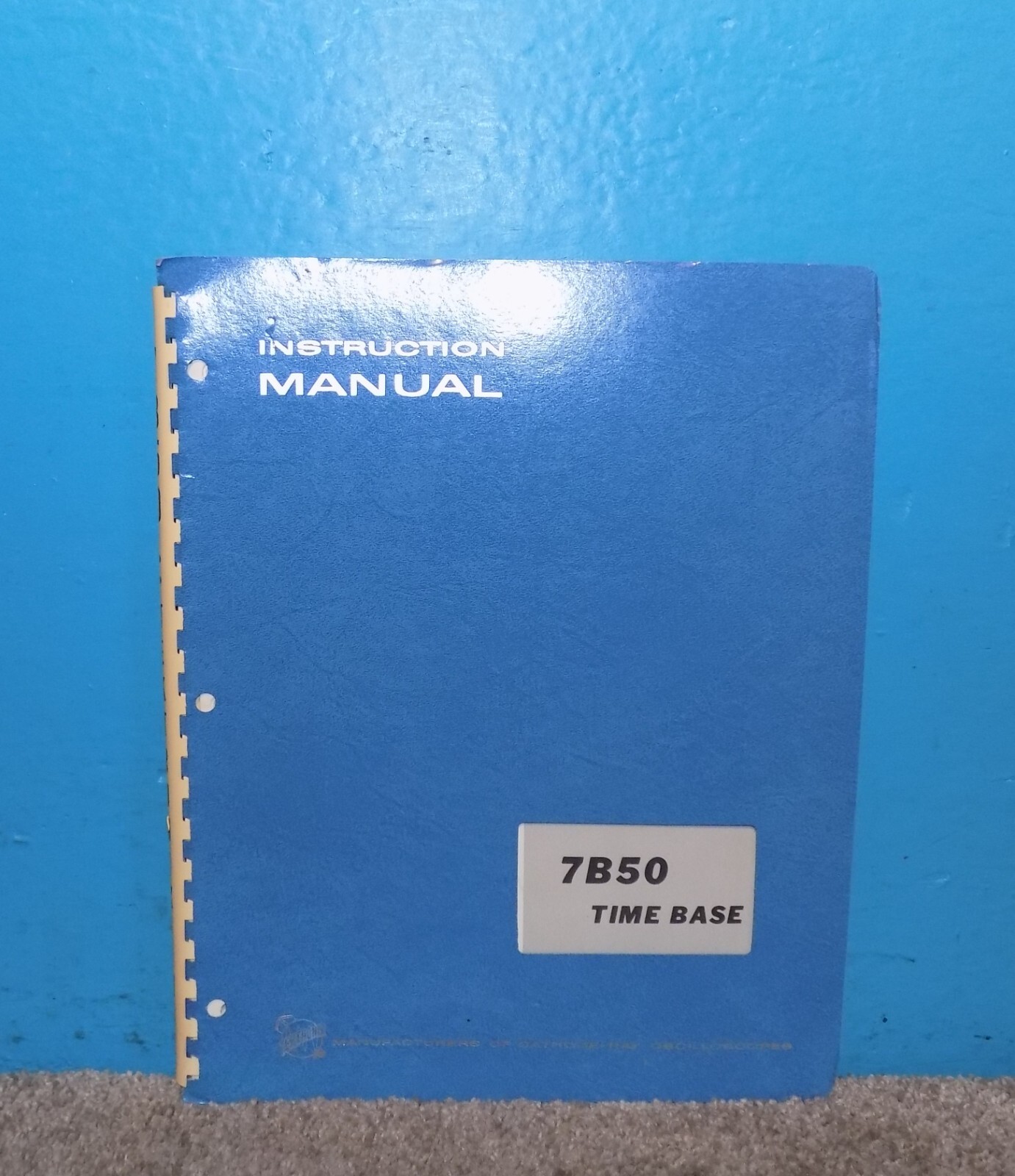 Tektronix 7B50 Time Base Instruction Manual OEM 1969