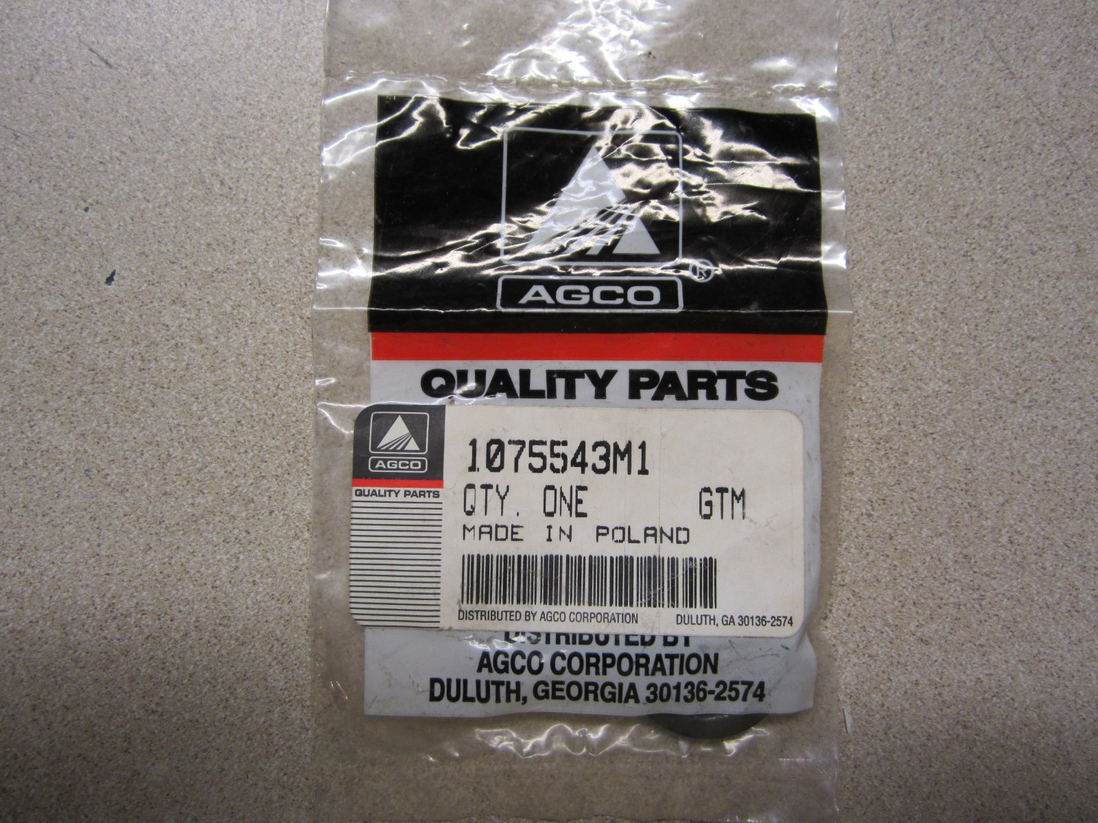 Agco 1075543M1 Washer