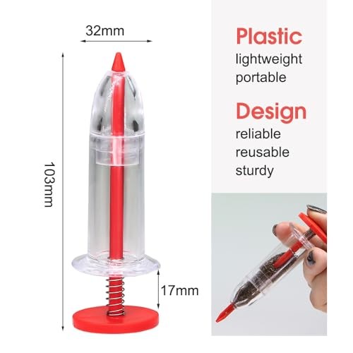 6Pcs Mini Sowing Seed Dispenser,Planter Tool, Handheld Seed Planter, Seed
