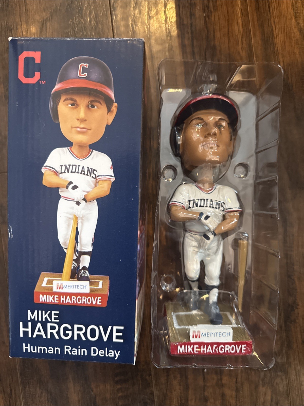 Mike Hargrove 2011 Human Rain Delay Bobblehead Cleveland Indians...NIB