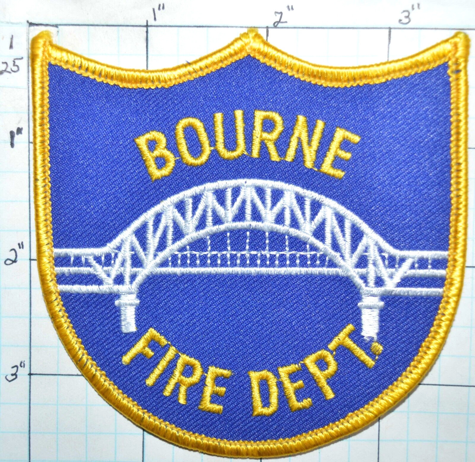 MASSACHUSETTS, BOURNE FIRE DEPT PATCH