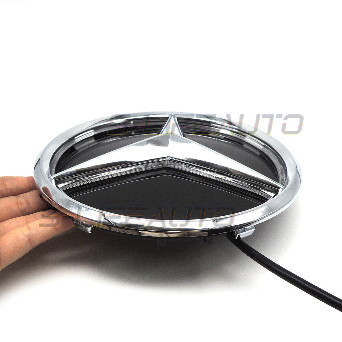 Fits Mercedes-Benz E200 E260 E300 E350 E400 16-20 Led Grill Emblem Logo Light