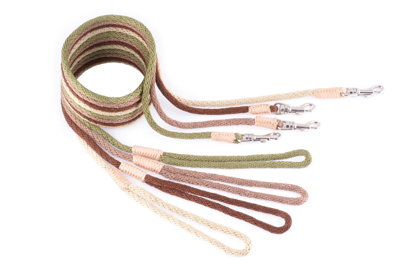 Alvalley Nylon Snap Lead for Dogs 6mm X 4ft, Basic Colors