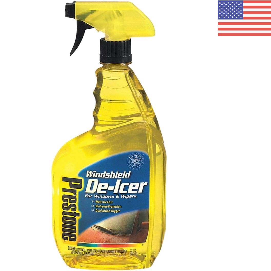 6PK Trigger Spray Windshield De-Icer, 32 oz. - Fast Ice Melt for Safe Driving