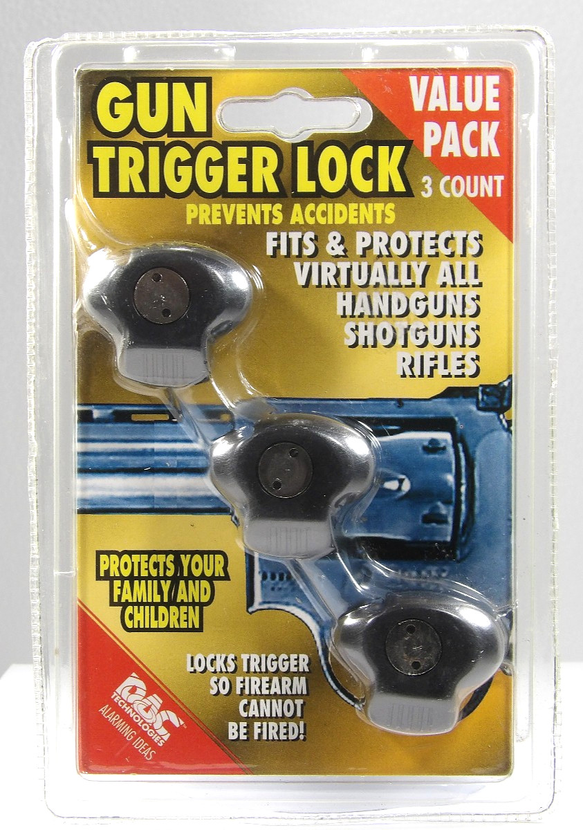 DAC Technologies Gun Trigger Locks w/ Keys 3 Count Value Pack Brand New Sealed