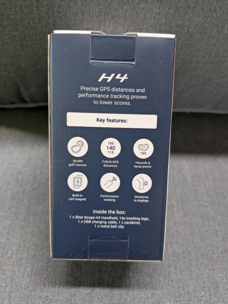 Shot Scope H4 Golf GPS Handheld 16 Tracking Tags Used Twice Complete Kit